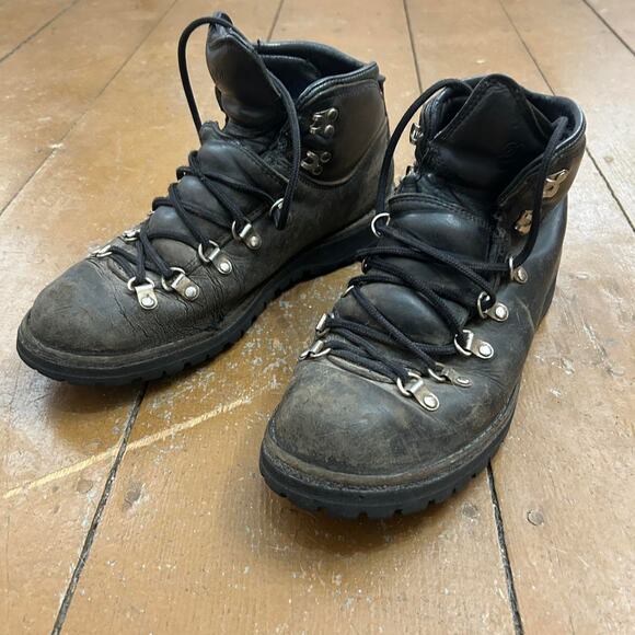 Danner Mountain Pass Black Glace Hiking Boots Mens Size 10 - Picture 1 of 7